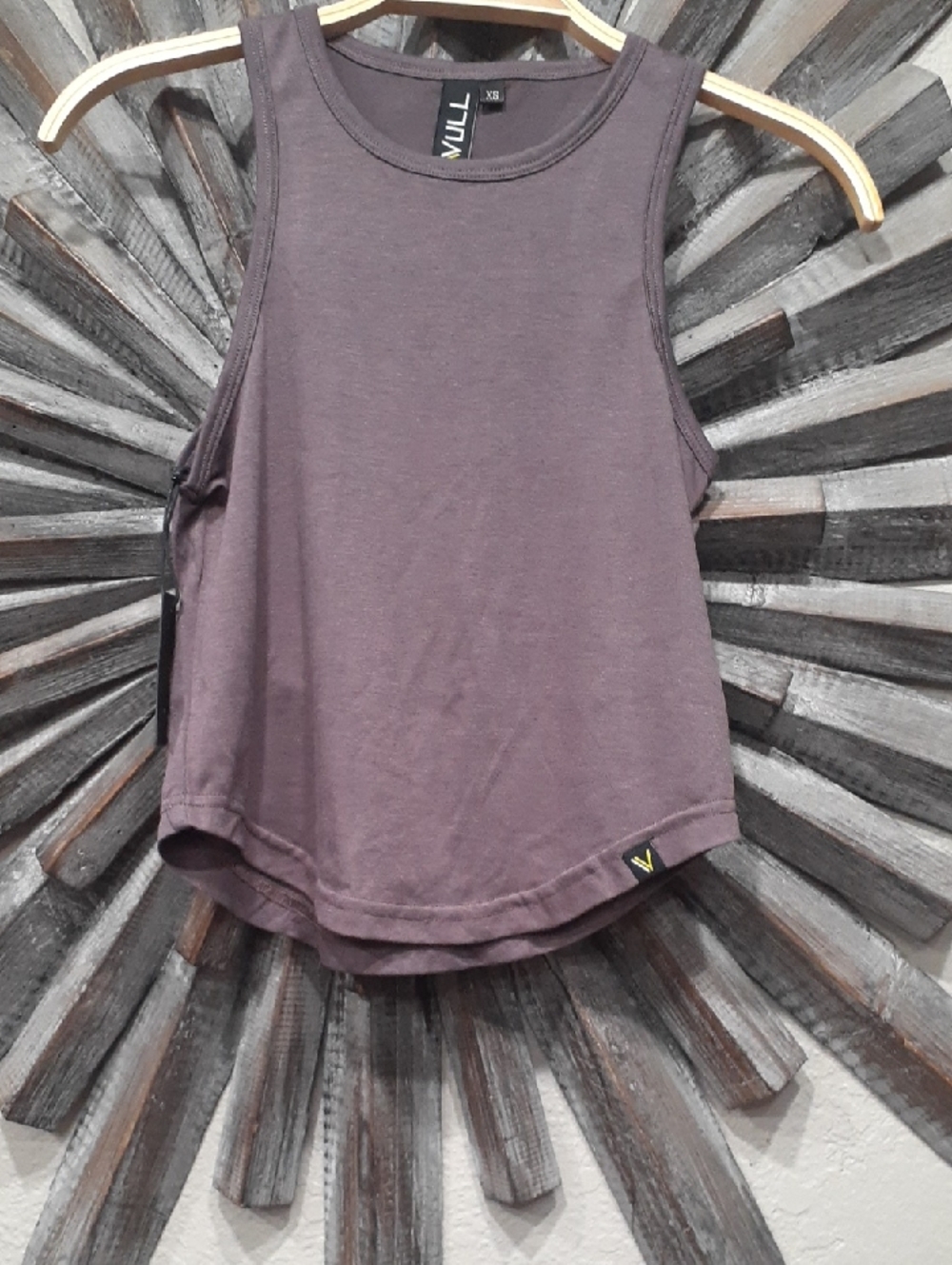 Vull Sport Purple Tank Crop Top